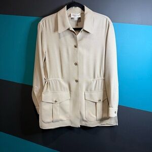 Emanuel Ungaro Tan Blazer with Relaxed Fit
